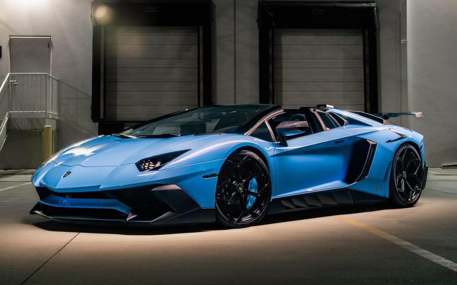 Lamborghini Aventador LP750-4 Superveloce Roadster by Designo Motoring & Novitec Torado on Vossen Wheels (NV1) '2018
